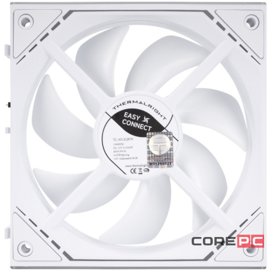 Вентилятор для корпуса Thermalright TL-M12QRW Reverse ARGB White (TRTLM12QRW)