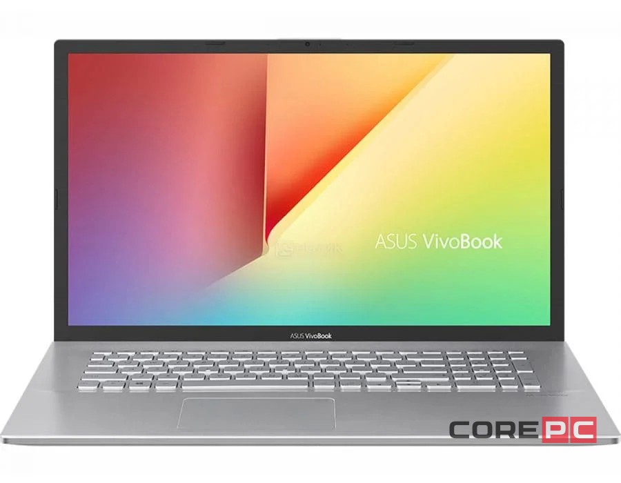 Ноутбук Asus VivoBook 17 X712JA-212.V17 (i5 1035G1/8GB/256Gb SSD/17.3"/1600x900/Intel UHD Graphics/Windows 10 Home) Серебристый