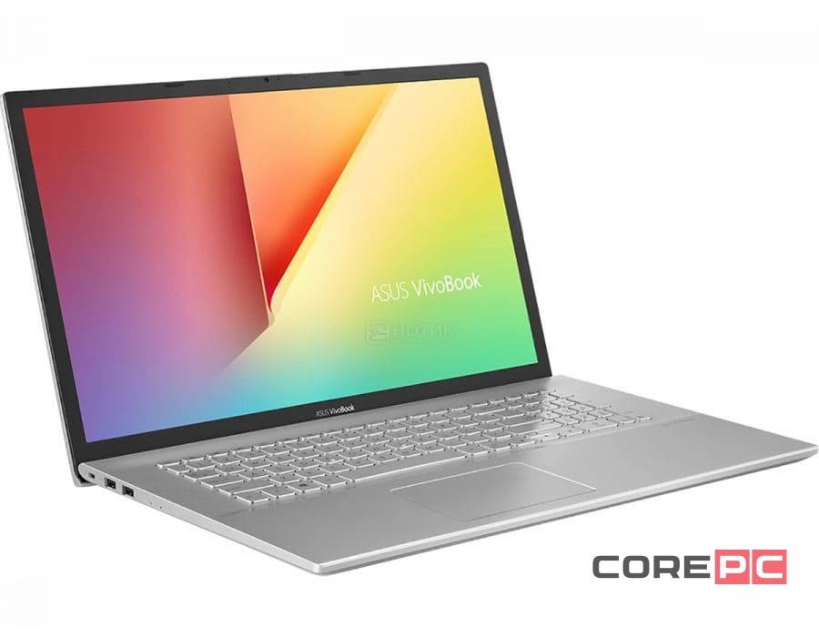 Ноутбук Asus VivoBook 17 X712JA-212.V17 (i5 1035G1/8GB/256Gb SSD/17.3"/1600x900/Intel UHD Graphics/Windows 10 Home) Серебристый