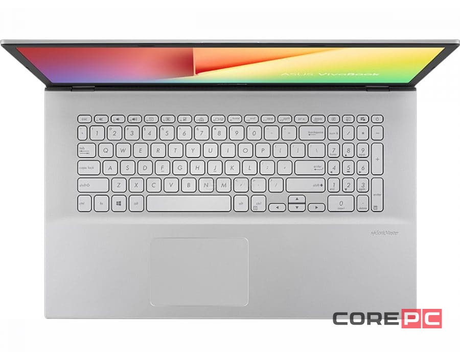 Ноутбук Asus VivoBook 17 X712JA-212.V17 (i5 1035G1/8GB/256Gb SSD/17.3"/1600x900/Intel UHD Graphics/Windows 10 Home) Серебристый