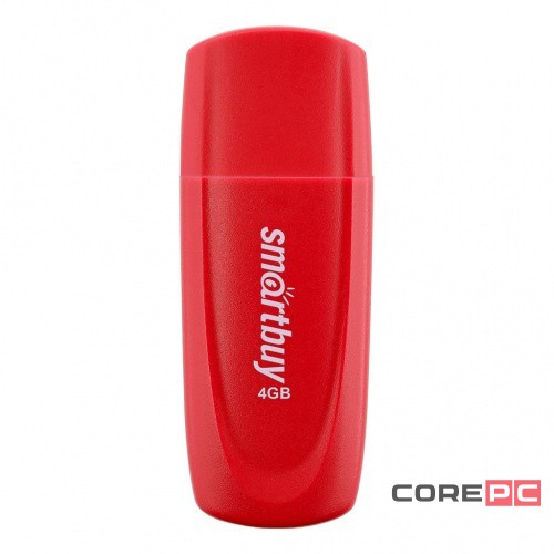 USB флеш накопитель Smartbuy 4GB Scout (SB004GB2SCR) красный