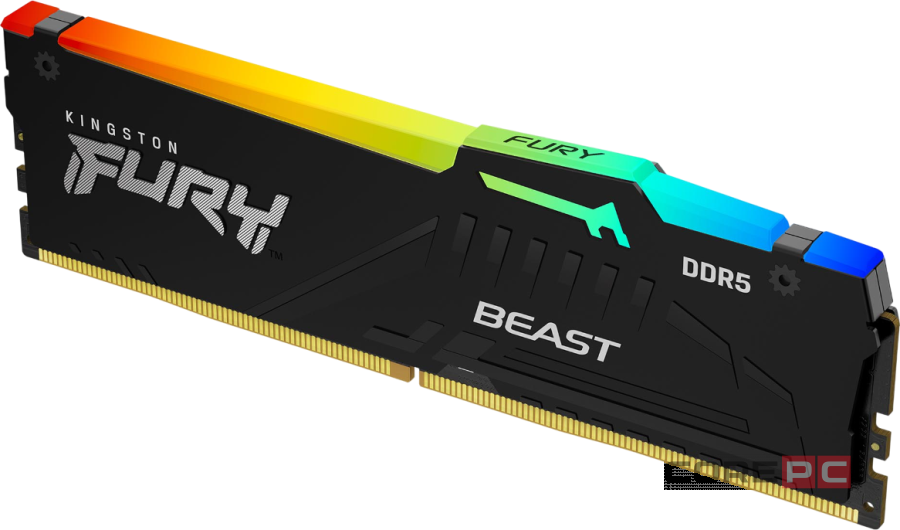 Оперативная память 32 Gb 6400 MHz Kingston FURY Beast RGB Black (KF564C32BBEA-32)