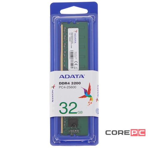 Оперативная память 32 Gb 3200 MHz ADATA (AD4U320032G22-SGN)
