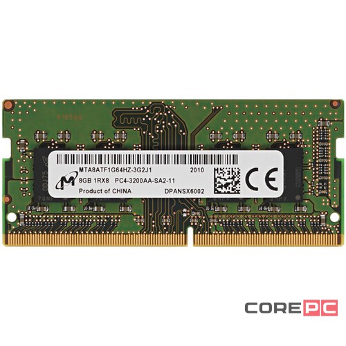 Оперативная память 8 Gb 3200 MHz CRUCIAL (CT8G4SFS832A)