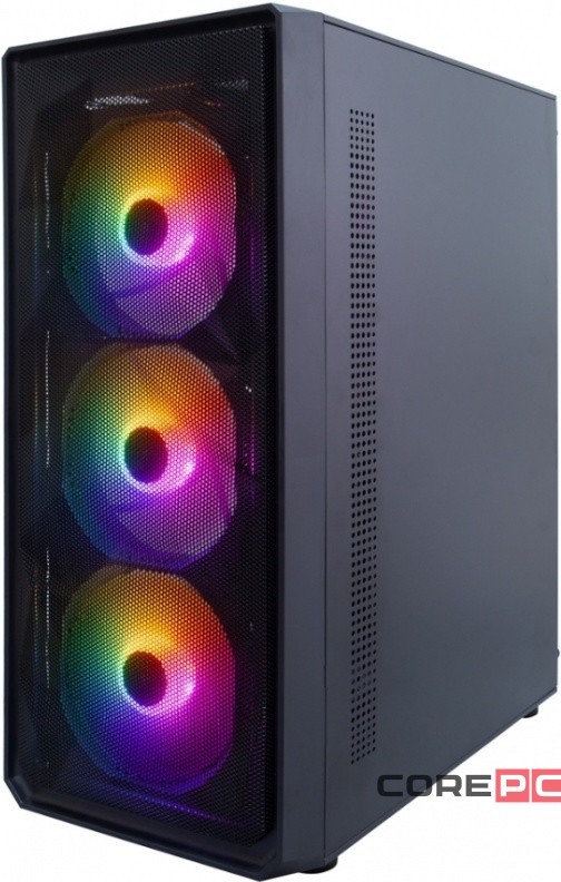 Компьютерный корпус 1STPLAYER FIRE DANCING V3-B (V3-B-4F1)