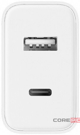 Сетевое зарядное устройство Xiaomi MI 33W Wall Charger 1USB/1USB-C 22.5W (BHR4996GL) белое