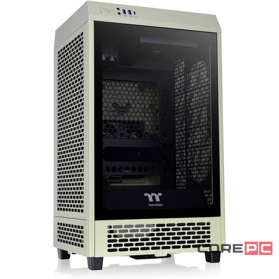 Компьютерный корпус Thermaltake The Tower 200 TG Matcha Green (CA-1X9-00SEWN-00)