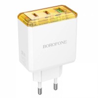 Сетевое зар. устр. Borofone BAS34A 2C/1USB 65W белое