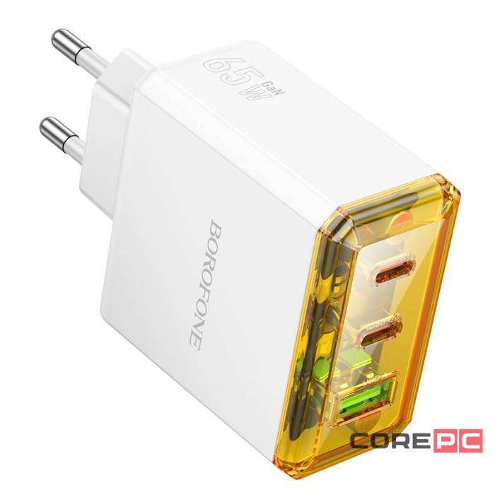 Сетевое зар. устр. Borofone BAS34A 2C/1USB 65W белое