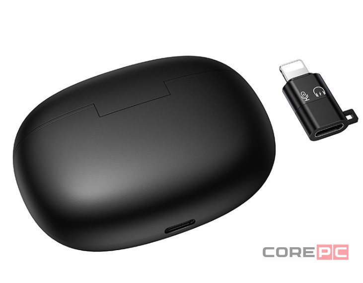 Беспроводной микрофон Hoco L19 петличка/Lightning/Type-C черный