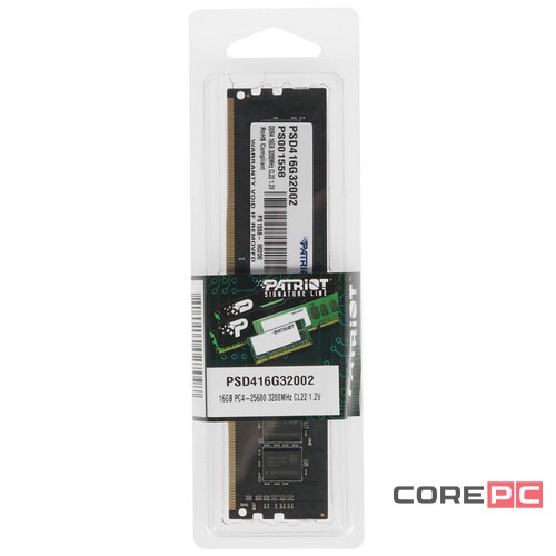 Оперативная память 16 Gb 3200 MHz PATRIOT (PSD416G32002S)