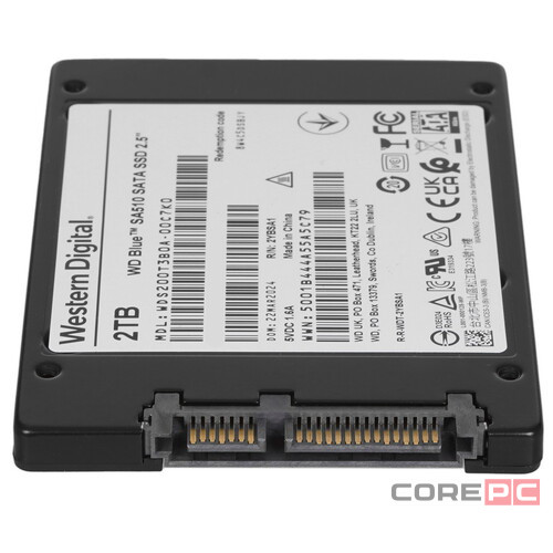 Твердотельный накопитель Western Digital 2000 Gb Blue (WDS200T3B0A)