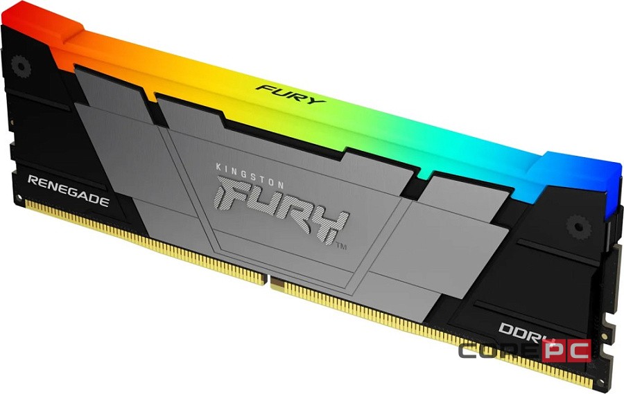 Оперативная память 8 Gb 3600 MHz Kingston FURY Renegade RGB Black (KF436C16RB2A/8)