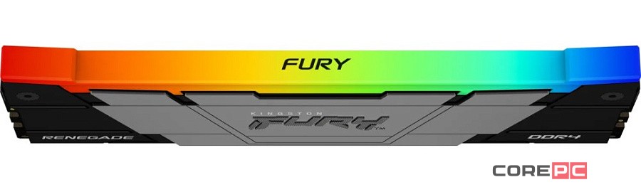 Оперативная память 8 Gb 3600 MHz Kingston FURY Renegade RGB Black (KF436C16RB2A/8)