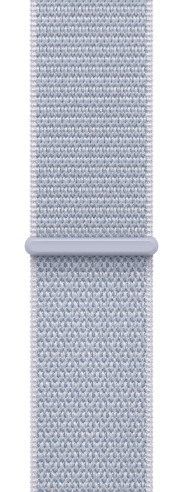 Apple Watch Series 10 46mm Silver Aluminum Case with Blue Cloud Sport Loop