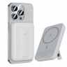 Внешний аккумулятор Benks MP09 Mini MagSafe 6000mAh Type-C/подставка (белый)