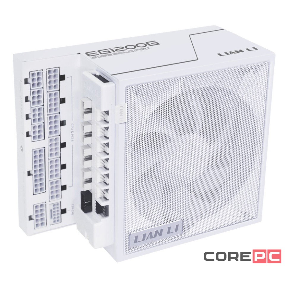 Блок питания Lian Li 1200W EG1200G White (G9P.EG1200G.WH00.RU) 16 Pin (PCIe 5.0 Connector Cable Details)