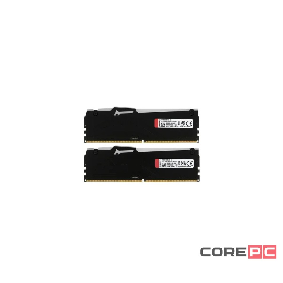 Оперативная память 32 Gb 5200 MHz Kingston FURY Beast RGB (KF552C40BBAK2-32)