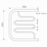 Водяной полотенцесушитель MIXLINE Серия СИМПЛ ПM2 ML-556329, нержавеющая сталь, пм-образная форма