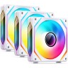 Комплект вентиляторов для корпуса JONSBO ZL-120W (3 in 1) ARGB LED White