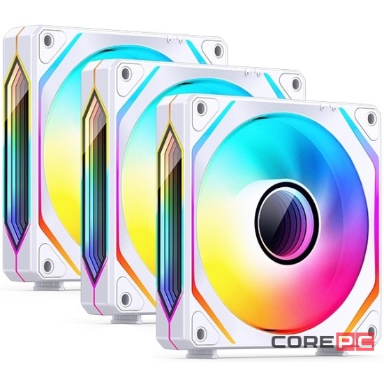 Комплект вентиляторов для корпуса JONSBO ZL-120W (3 in 1) ARGB LED White