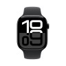 Apple Watch Series 10 42mm Jet Black Aluminum Case with Black Sport Band (M/L) (Датчик кислорода)