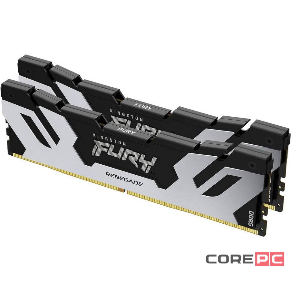 Оперативная память 64 Gb 6400 MHz Kingston FURY Renegade Silver/Black (KF564C32RSK2-64)