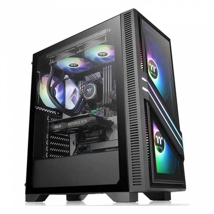 Компьютерный корпус Thermaltake VERSA T35 TG RGB Black CA-1R7-00M1WN-00