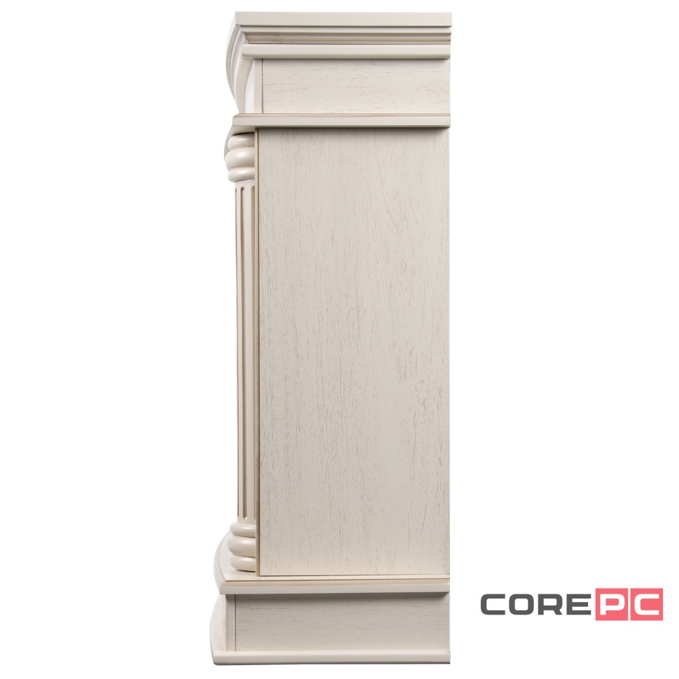 Каминокомплект: Очаг Electrolux EFP/P-4220LS, портал Olympia 42/40/36, сл. кость с зол. патиной