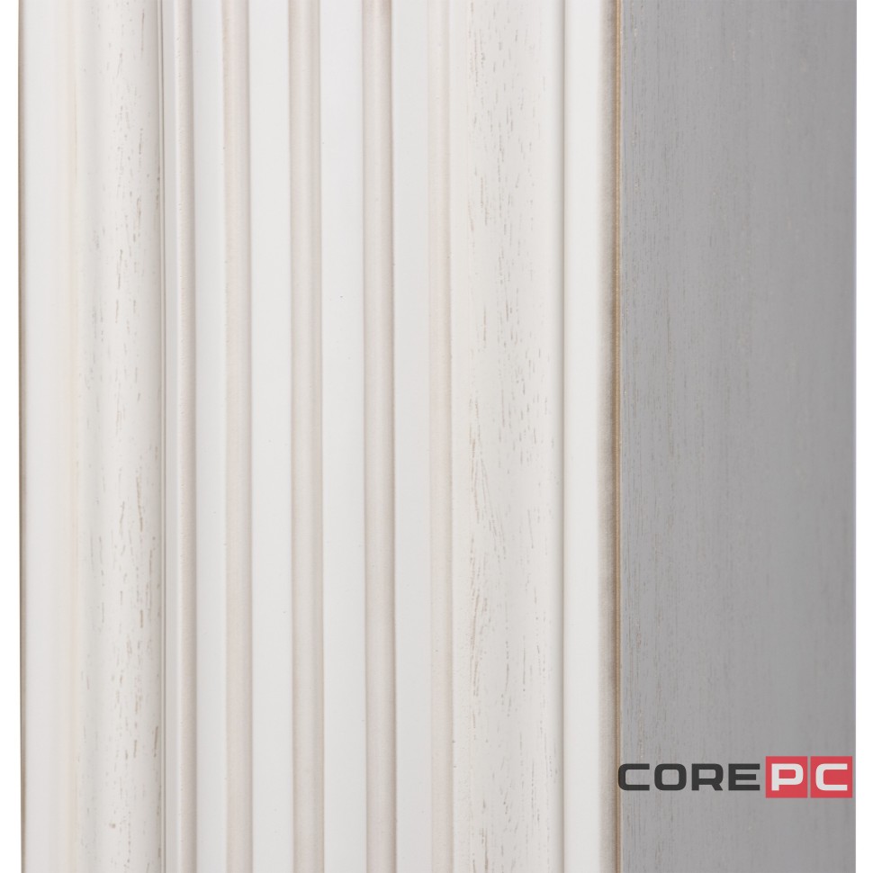 Каминокомплект: Очаг Electrolux EFP/P-4220LS, портал Olympia 42/40/36, сл. кость с зол. патиной