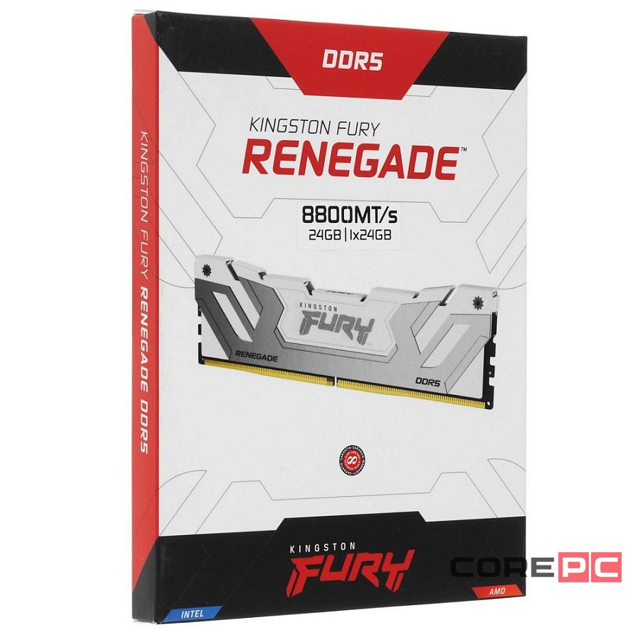 Оперативная память 24 Gb 8800 MHz Kingston FURY Renegade White (KF588CU42RW-24)