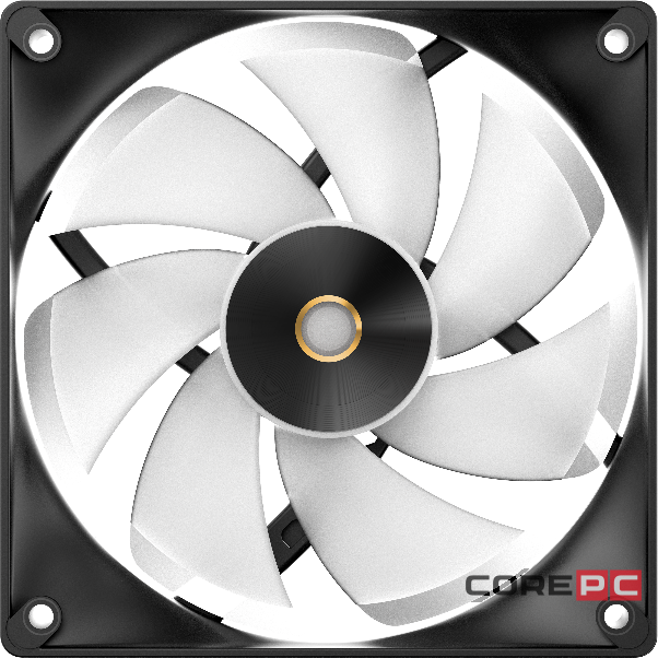 Вентилятор для корпуса Ocypus Delta F12 BK ARGB LED Black (Delta-F12-BK1AM00X-GL)