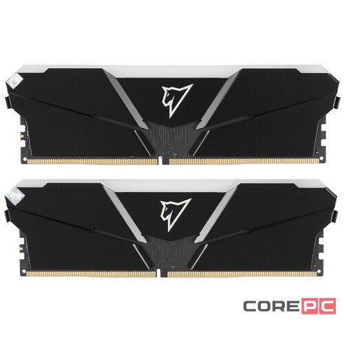 Оперативная память 32 Gb 3200 MHz NETAC SHADOW RGB Gray (NTSRD4P32DP-32E)