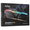 Оперативная память 32 Gb 3200 MHz NETAC SHADOW RGB Gray (NTSRD4P32DP-32E)