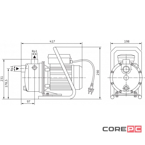 Насос WILO WJ-204-EM