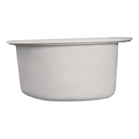 Мойкa МЛ-ГМС101 (ML-GMS101) СТАНДАРТ круглая, белый (331), 480 мм (глуб. чаши 190)