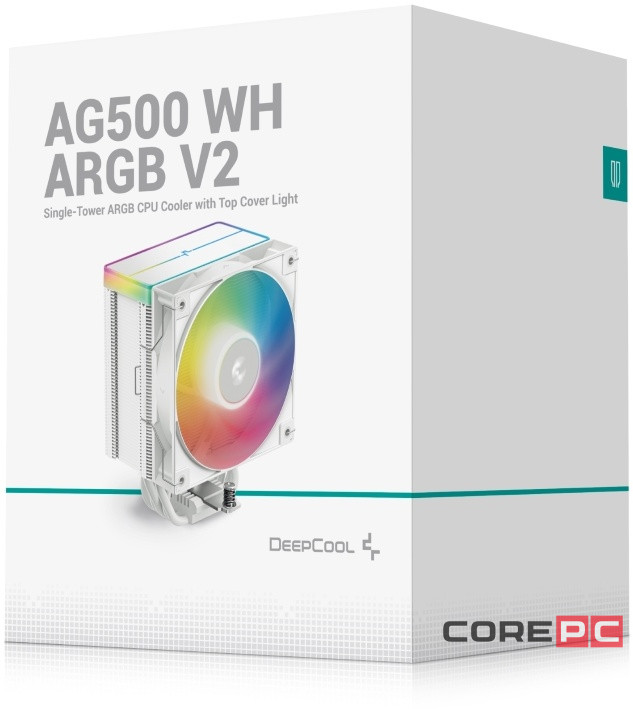 Кулер для процессора Deepcool AG500 WH ARGB V2 White