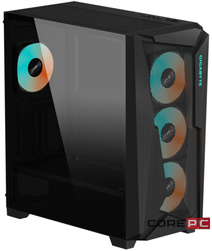 Компьютерный корпус Gigabyte C301 Glass TG Black GB-C301G