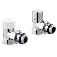 Набор термостатический для радиатора угловой Royal Thermo Design 1/2quot;М30х1,5 (Хром)