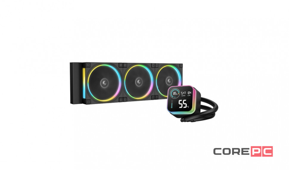 Система жидкостного охлаждения для процессора Deepcool LQ360 ULTRA ARGB Black