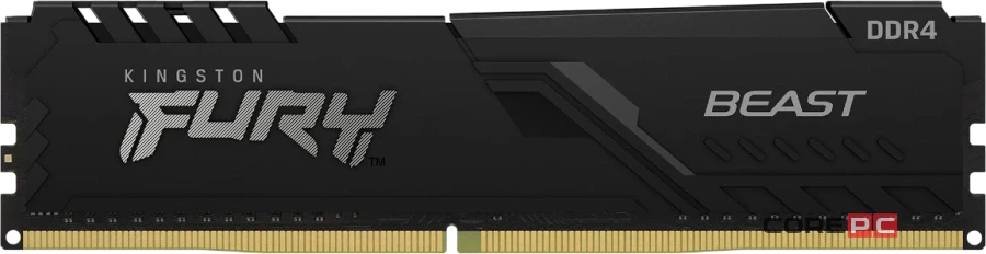 Оперативная память 8 Gb 3200 MHz Kingston FURY Beast Black (KF432C16BB/8WP)