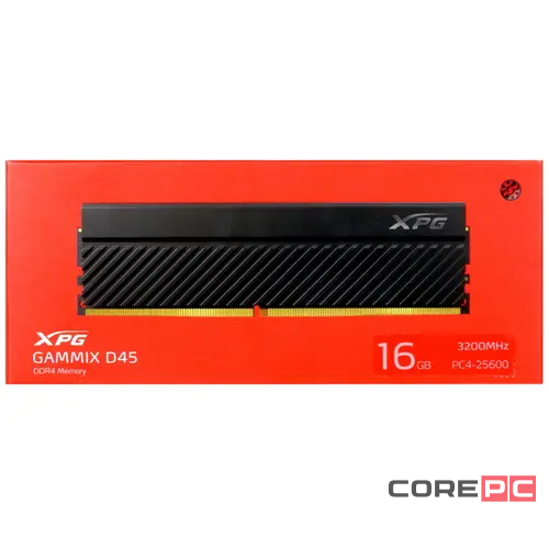 Оперативная память 16 Gb 3200 MHz ADATA XPG GAMMIX D45 (AX4U320016G16A-CBKD45)