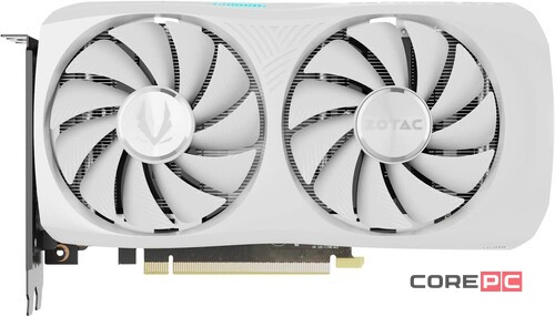 Видеокарта ZOTAC (ZT-D40700Q-10M) GeForce RTX 4070 12GB TWIN EDGE OC WHITE ED