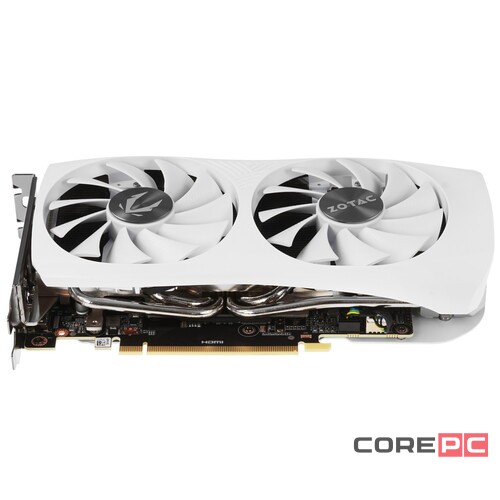 Видеокарта ZOTAC (ZT-D40700Q-10M) GeForce RTX 4070 12GB TWIN EDGE OC WHITE ED