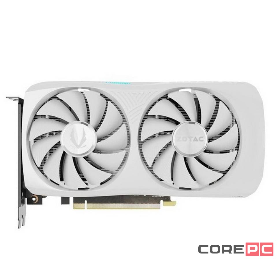 Видеокарта ZOTAC (ZT-D40700Q-10M) GeForce RTX 4070 12GB TWIN EDGE OC WHITE ED