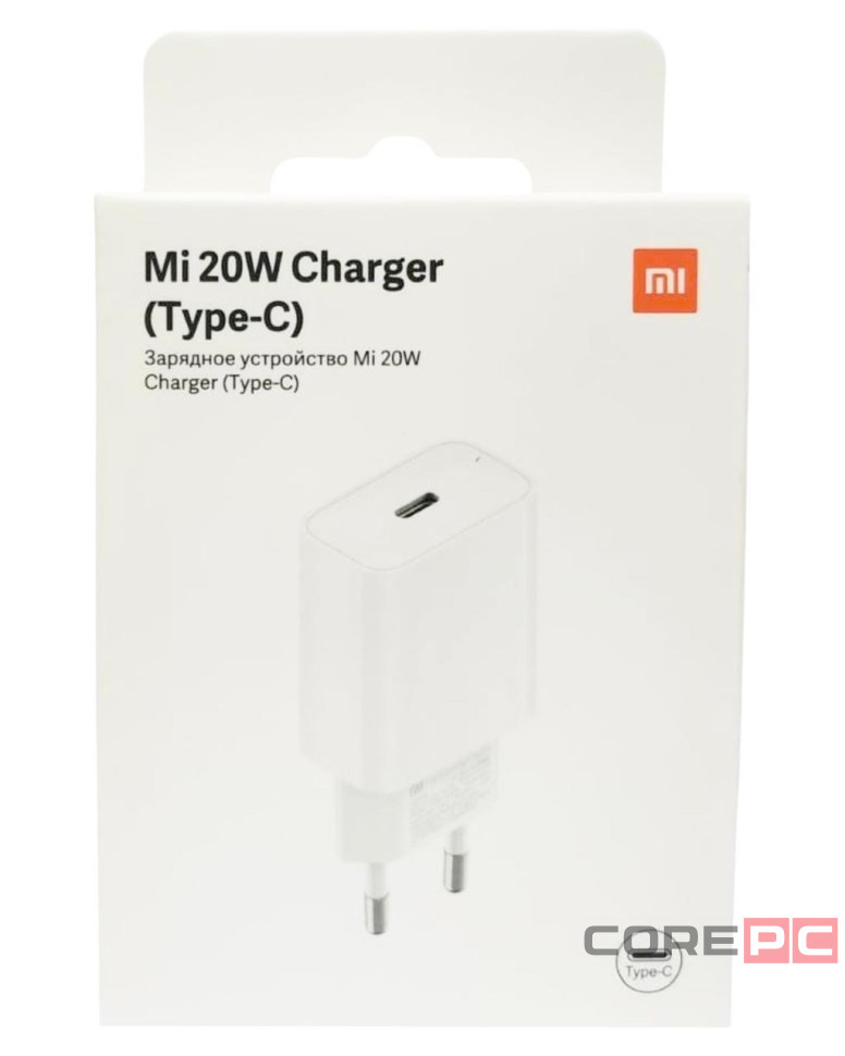 Сетевое зарядное устройство Xiaomi MI 20W Charger 1USB-C 20W (BHR4927GL) белое