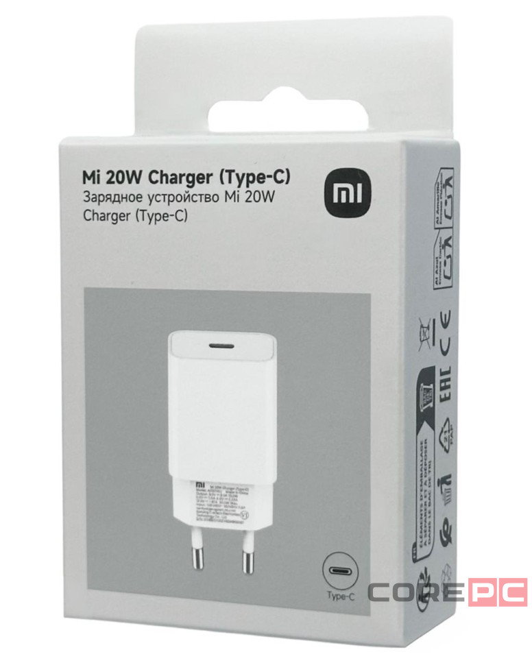 Сетевое зарядное устройство Xiaomi MI 20W Charger 1USB-C 20W (BHR4927GL) белое
