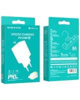Сетевое зар. устр. Borofone BA38A Plus 1C 20W белое
