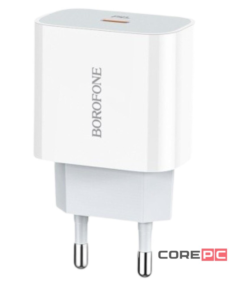 Сетевое зар. устр. Borofone BA38A Plus 1C 20W белое