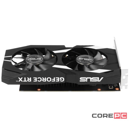 Видеокарта ASUS (DUAL-RTX3050-O6G) GeForce RTX 3050 6GB DUAL OC 90YV0K60-M0NA00